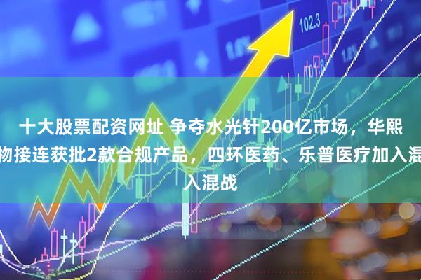 十大股票配资网址 争夺水光针200亿市场，华熙生物接连获批2款合规产品，四环医药、乐普医疗加入混战